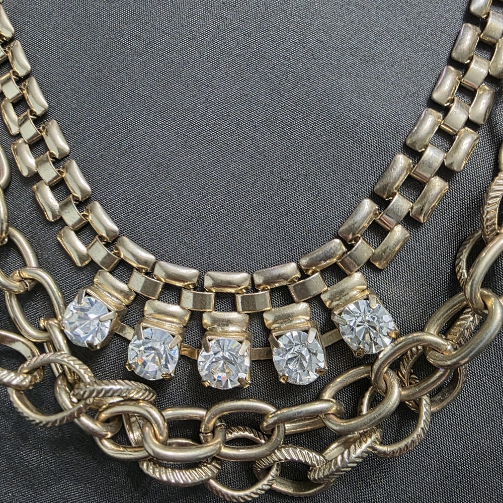 Estate - Gold Tone - Vintage, Layering Fashion, Chain Necklace - Item 426
